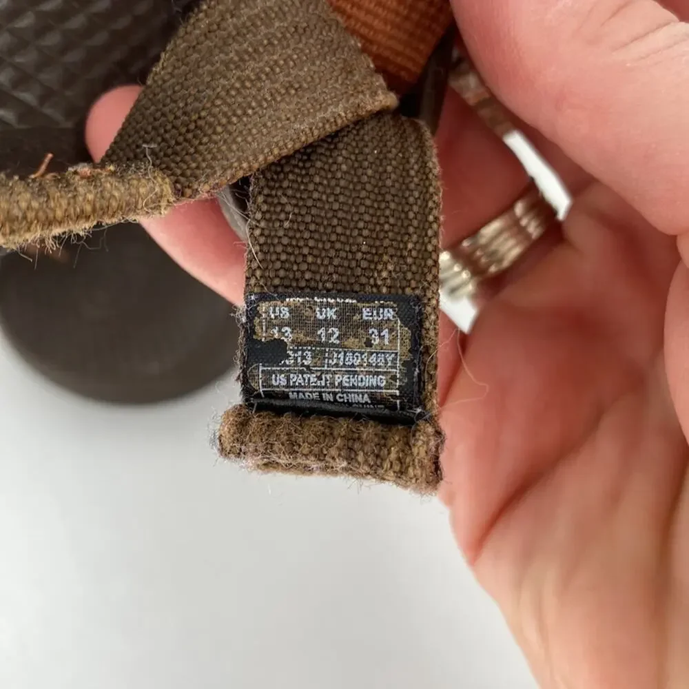 Chaco Toddler Sandals with Flaws Size 13